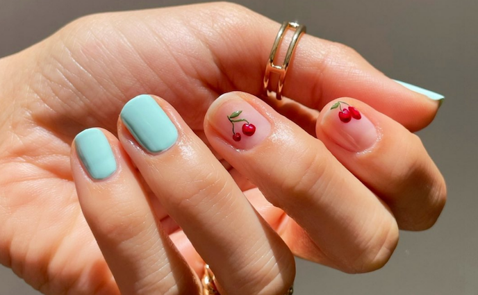 Make Way for Botanical & Fruity Nail Designs Springing up All Over